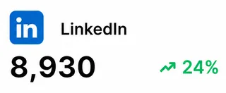 LinkedIn widget